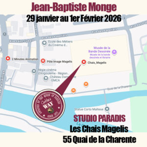 plan google du lieu où aura lieu une partie du festival Grand OFF d'Angoulême